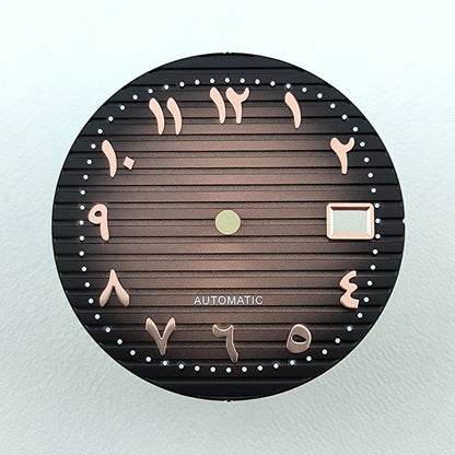 NH35 dial watch dial 30.4mm Custom Logo Arabic Numeral Dial No luminous fit NH35/NH36 movement watch accessories repair tools