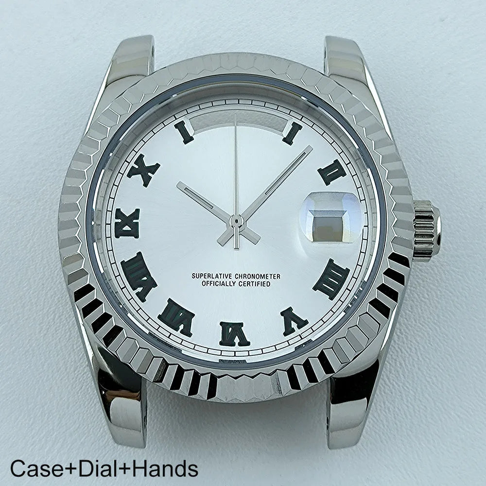 Miyota8285 Case Watch Case Men's Automatic Watch 41mm Stainless Steel Sapphire Glass Fit Miyota 8285 Movement Watch Accessories