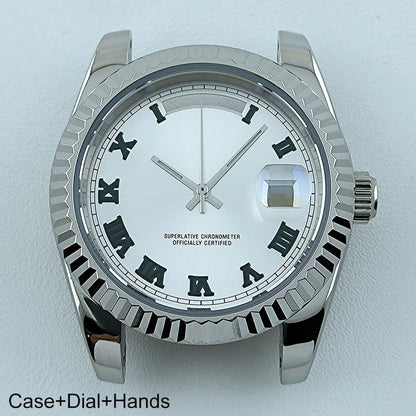 Miyota8285 Case Watch Case Men's Automatic Watch 41mm Stainless Steel Sapphire Glass Fit Miyota 8285 Movement Watch Accessories
