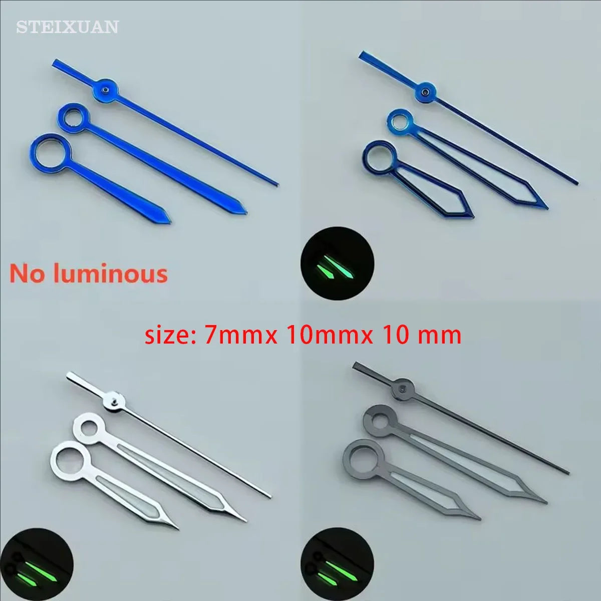 Watch hands NH35 pointer green light is suitable for NH35 movement watch accessories repair tool