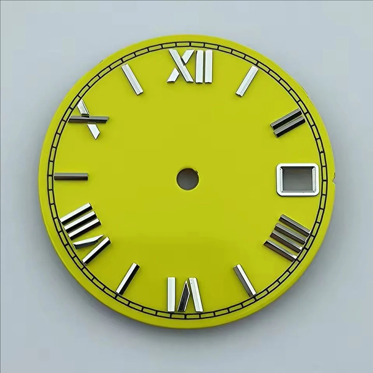 NH35 dial watch dial Custom logo 28.5mm Roman numerals dial No luminous fit NH35/NH36 movement watch accessories repair tools