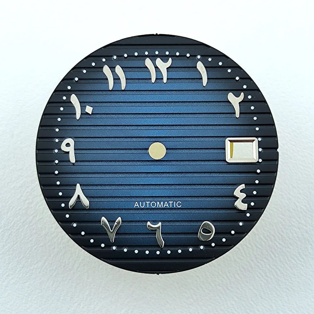 NH35 dial watch dial 30.4mm Custom Logo Arabic Numeral Dial No luminous fit NH35/NH36 movement watch accessories repair tools