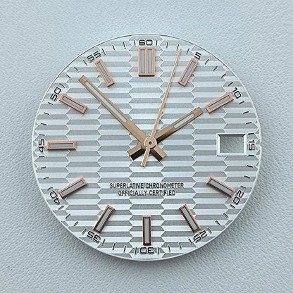 NH35 dial Custom logo No logo Watch dial 28.5mm Blue Luminous dial for NH35 NH36 movement watch accessories