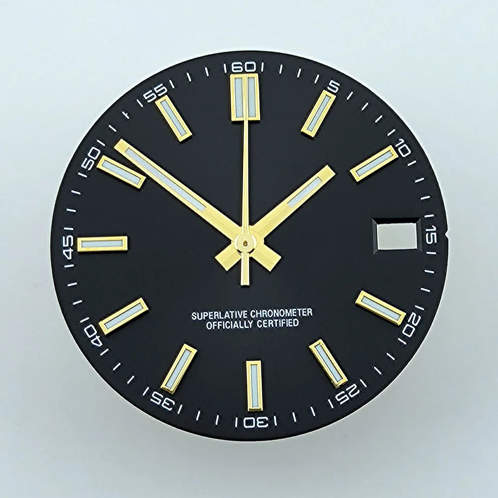 Watch dial NH35 dial Custom logo No logo Blue Luminous 28.5mm dial for NH35 NH36 movement watch accessories
