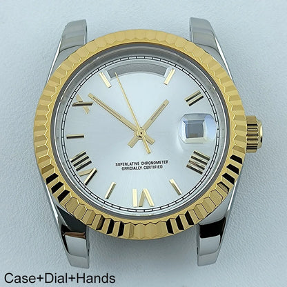 Miyota8285 Case Watch Case Men's Automatic Watch 41mm Stainless Steel Sapphire Glass Fit Miyota 8285 Movement Watch Accessories