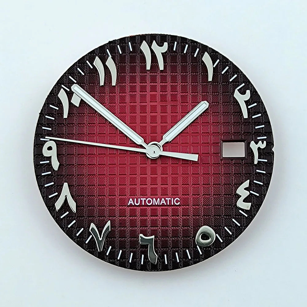 NH35 dial watch dial Arabic numerals Dial 31.8mm No luminous fit NH35/NH36 movement watch accessories repair tools