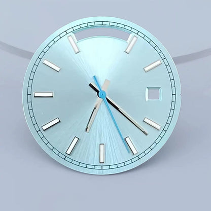 Miyota8285 dial 31mm Custom logo Green luminous Dial watch dial suitable for Miyota8285 movement watch accessories repair tools