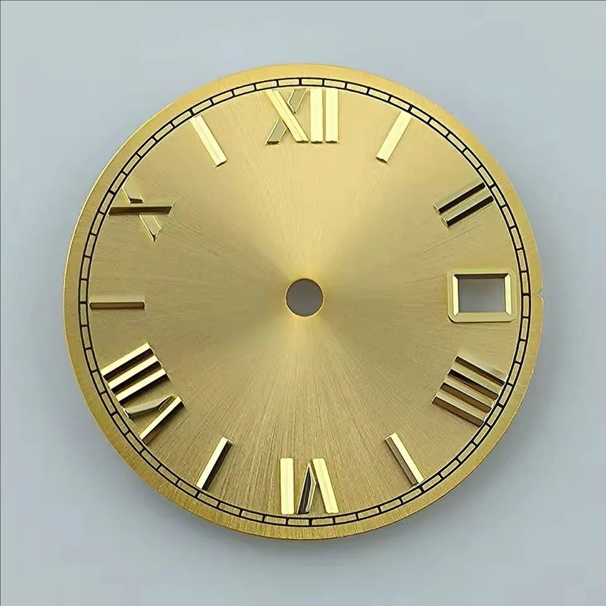 NH35 dial watch dial Custom logo 28.5mm Roman numerals dial No luminous fit NH35/NH36 movement watch accessories repair tools