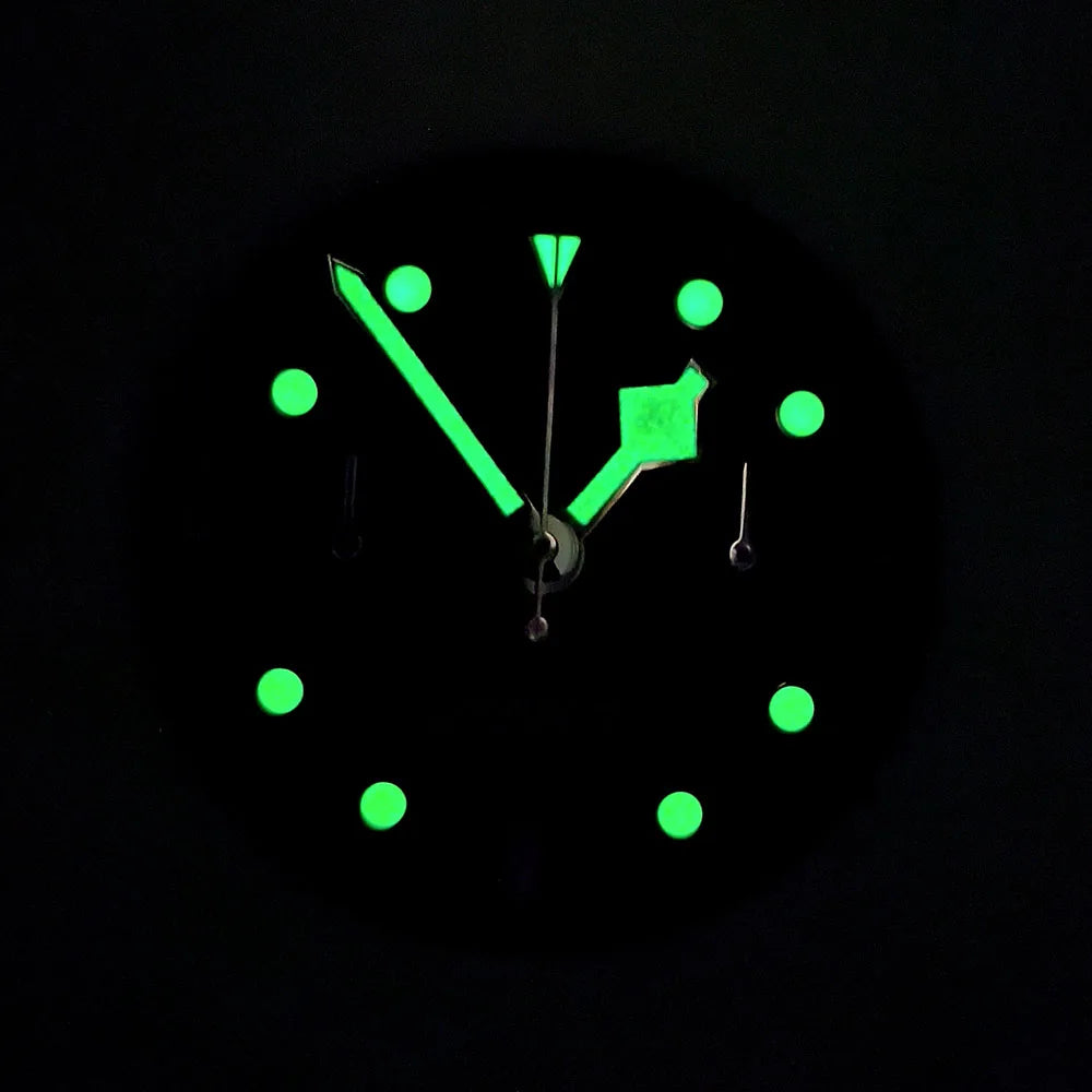 VK64 chronograph dial Custom logo Arabic numeral panda dial 29mm green glowing dial fit VK64 quartz movement watch accessories