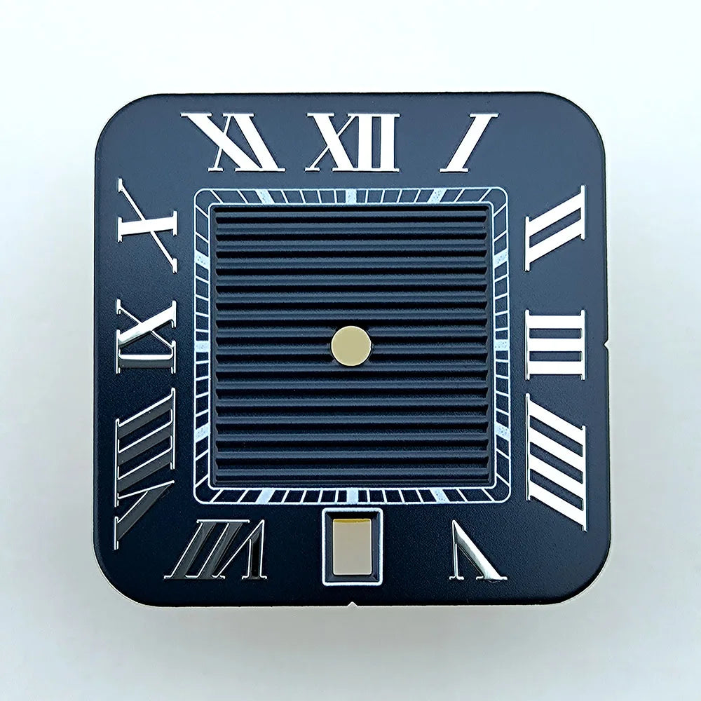 Watch dial NH35 Dial Custom Logo Square Dial Roma/Arabic Numeral Dial Square dial fit NH35 date at 6 o'clock movement Watch