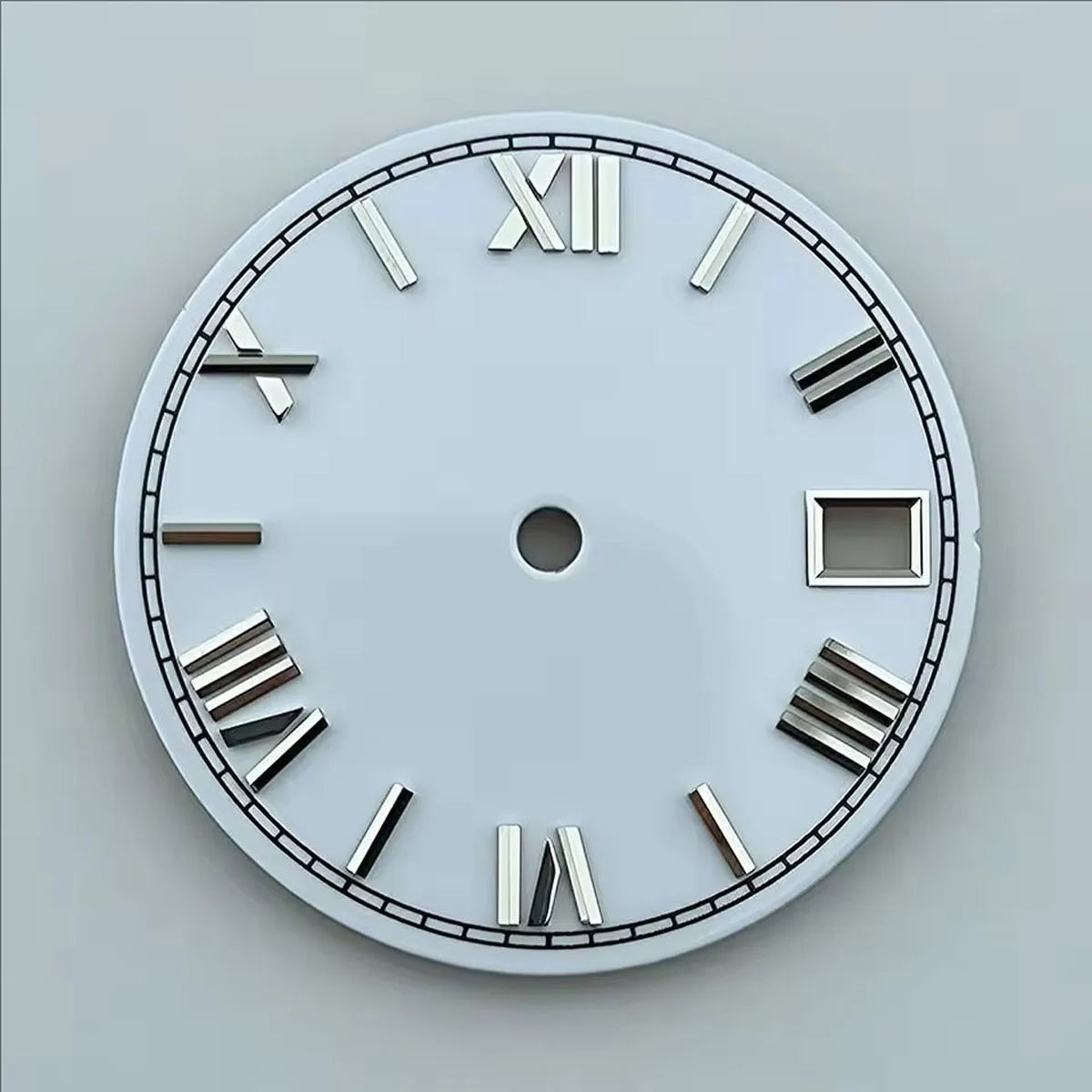 NH35 dial watch dial Custom logo 28.5mm Roman numerals dial No luminous fit NH35/NH36 movement watch accessories repair tools