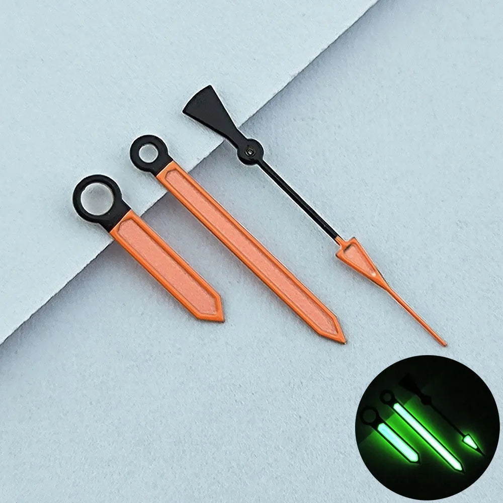 NH35/NH36 Watch hands hands Green/Yellow luminous second hand watch accessories Repair tools watch pointer