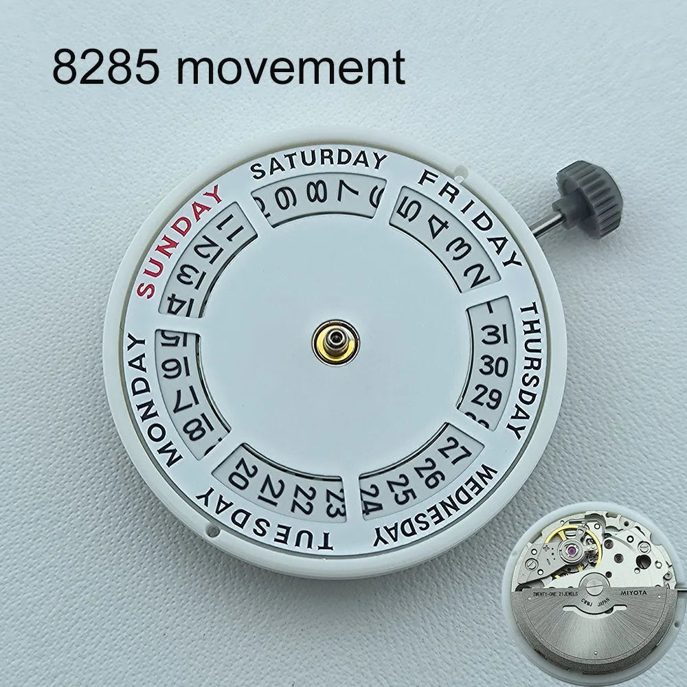 Miyota8285 Case Watch Case Men's Automatic Watch 41mm Stainless Steel Sapphire Glass Fit Miyota 8285 Movement Watch Accessories