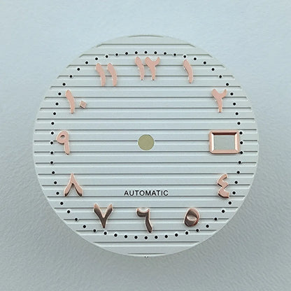 NH35 dial watch dial 30.4mm Custom Logo Arabic Numeral Dial No luminous fit NH35/NH36 movement watch accessories repair tools