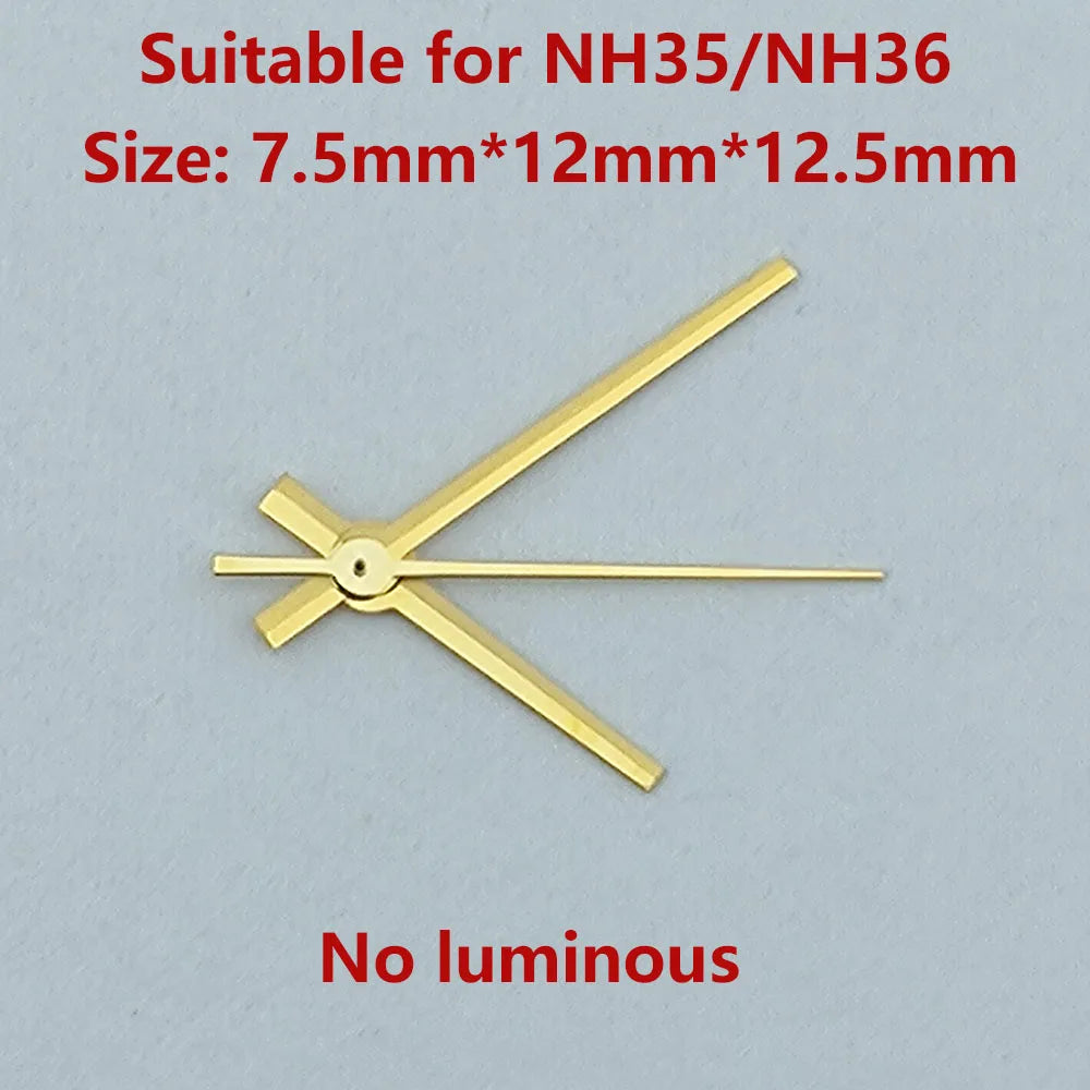 NH35 hands NH36 hands watch hands watch pointer no luminous suitable for N H35 N H36 movement Watch accessories Repair tools