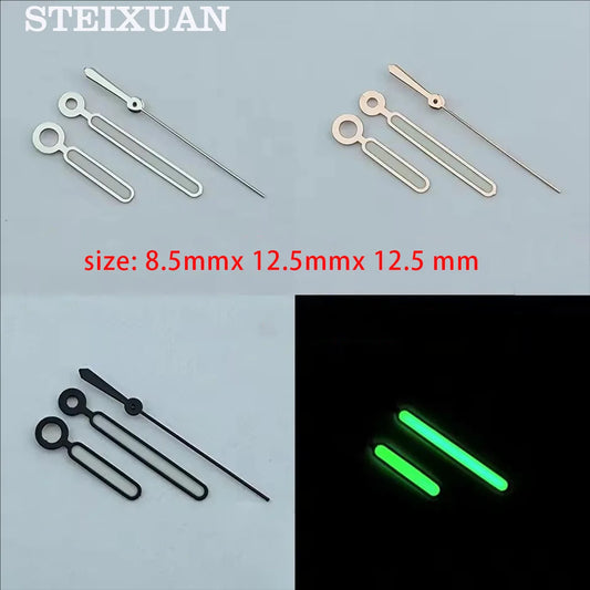 watch hands NH35/36 hands green luminous watch accessories Repair tools watch pointer rose gold/silvery/black hands