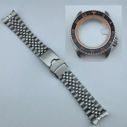 NH34 Case NH35 Case Men's Watch Case Automatic Mechanical Waterproof Fit NH35/34/36 Movement Fit 28.5mm Dial Watch Accessories
