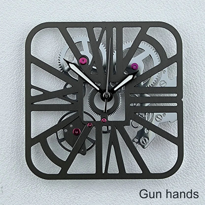 NH70 Dial Hollowed out Dial Square Dial Roma Numeral Dial 27mm No logo fit NH70 movement Repair tools