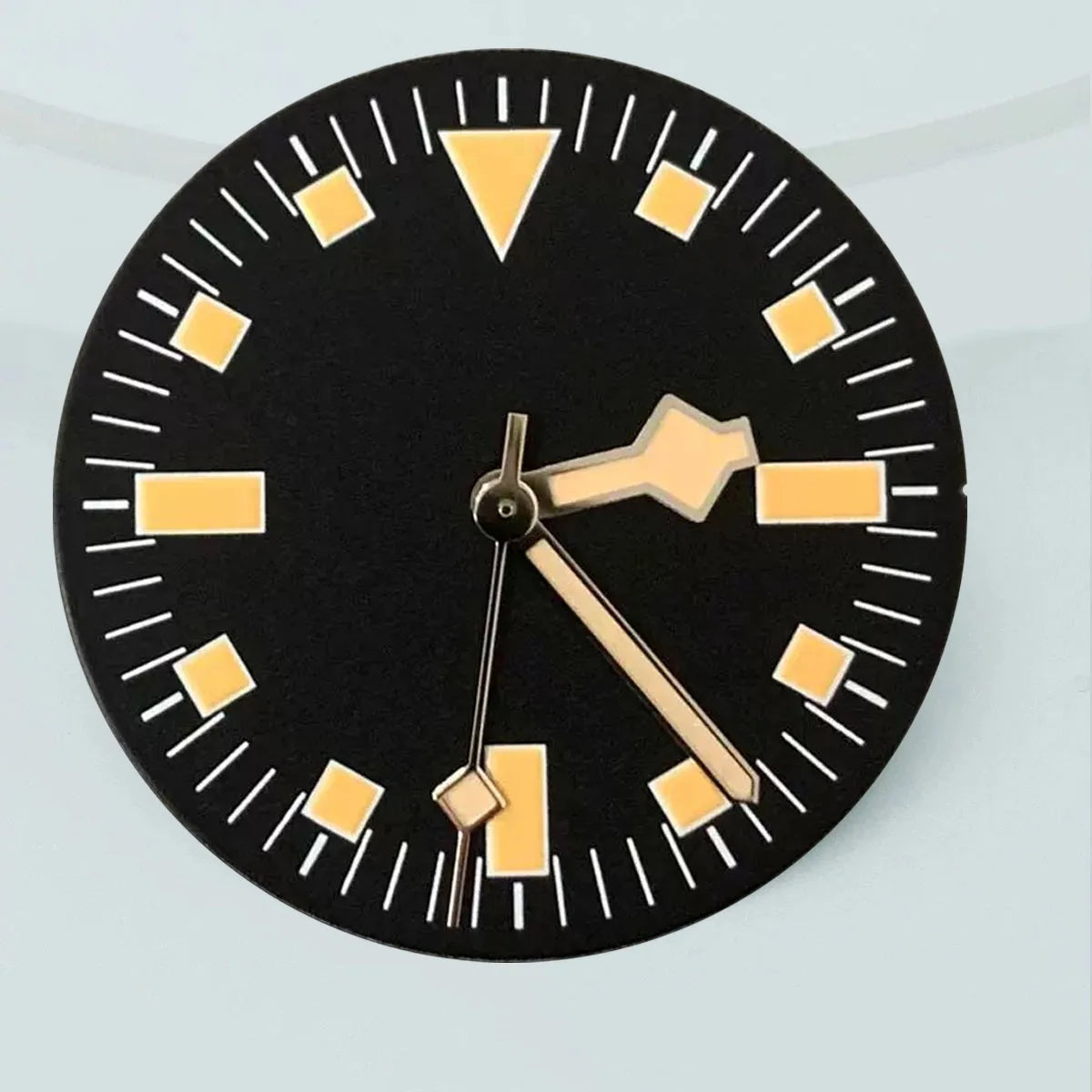 NH35 dial NH36 dial 28.5mm retro dial green luminous dial, suitable for repairing NH35 NH36 movement watch accessories tools