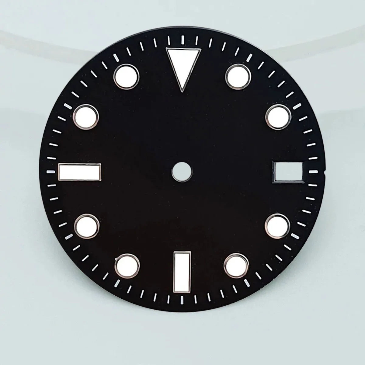 28.5mm dial diameter NH35/NH36 movement luminous dial with single calendar watch accessories customizable dial DIY logo