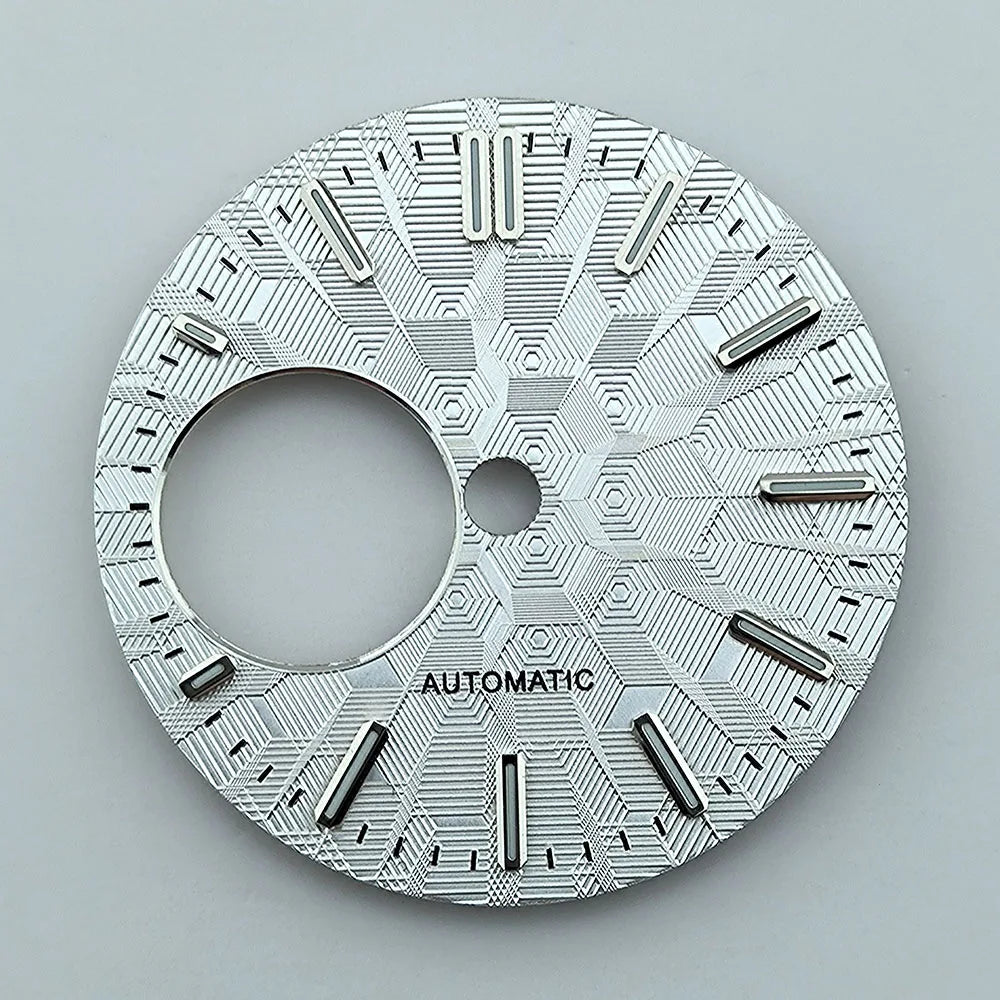 NH38 dial Custom Logo 28.5mm watch dial green luminous dial Suitable for NH38 movement watch accessories Watch repair tools