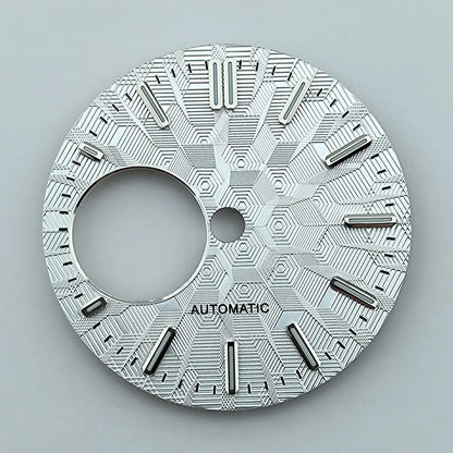 NH38 dial Custom Logo 28.5mm watch dial green luminous dial Suitable for NH38 movement watch accessories Watch repair tools
