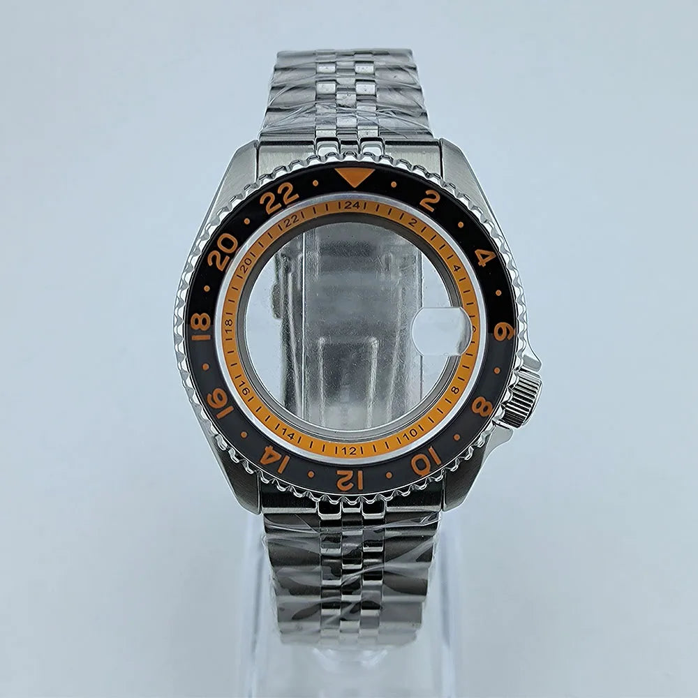 NH34 Case NH35 Case Men's Watch Case Automatic Mechanical Waterproof Fit NH35/34/36 Movement Fit 28.5mm Dial Watch Accessories