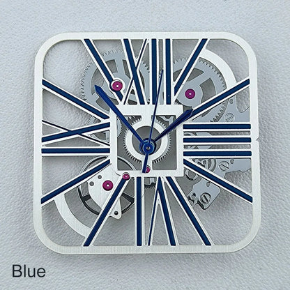 NH70 Dial Hollowed out Dial Square Dial Roma Numeral Dial 27mm No logo fit NH70 movement Repair tools