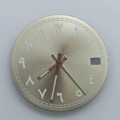 NH35 dial Arabic numeral green luminous dial watch dial suitable for NH35 NH36 movement watch accessories watch repair tools