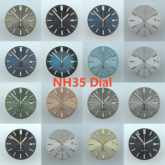watch dial NH35 dial 31.7mm No Logo Dial No luminous fit NH35/NH36 movement watch accessories repair tools