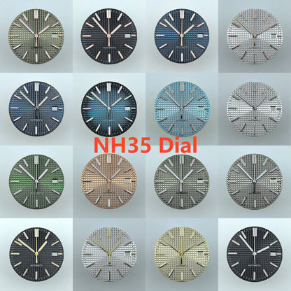 watch dial N H35 dial 31.7mm No Logo Dial No luminous fit N H35/N H36 movement watch accessories repair tools