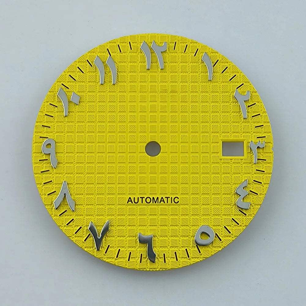 NH35 dial watch dial Arabic numerals Dial 31.8mm No luminous fit NH35/NH36 movement watch accessories repair tools