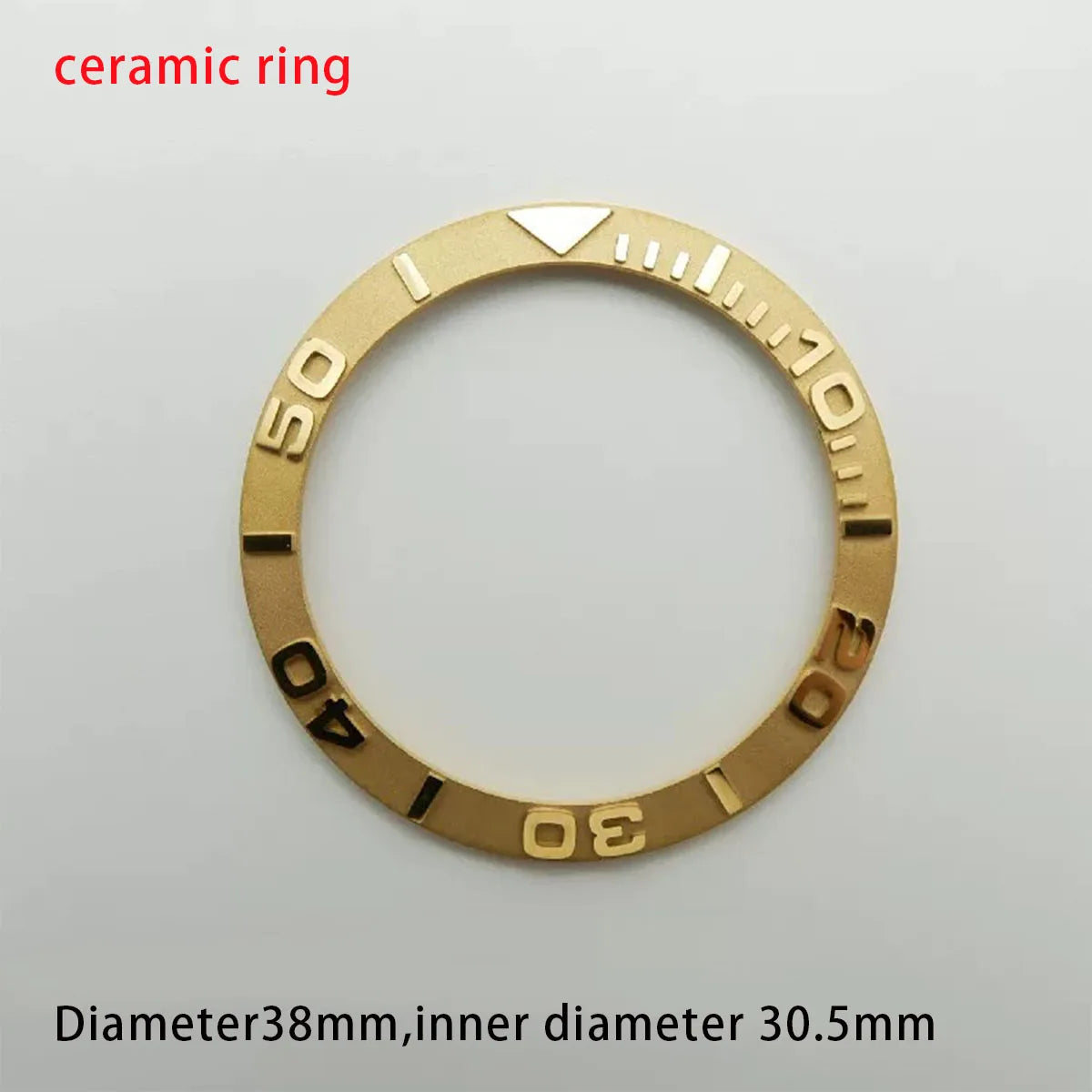 38mm Watch Ring Ceramic Bezel Insert Ring for Yacht celebrities Watch 40mm Case Watch Accessories Inner diameter 30.5mm