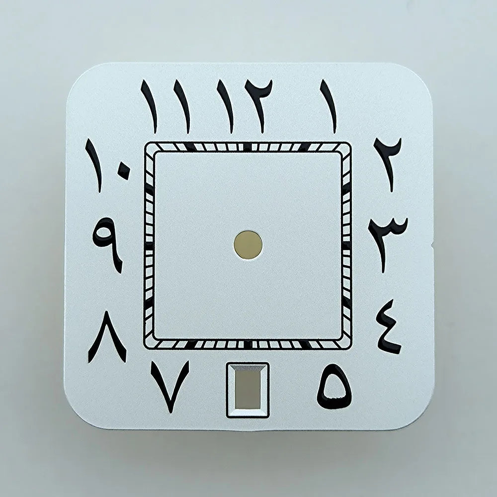 Watch dial NH35 Dial Custom Logo Square Dial Roma/Arabic Numeral Dial Square dial fit NH35 date at 6 o'clock movement Watch