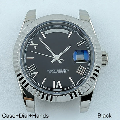Miyota8285 Case Watch Case Men's Automatic Watch 41mm Stainless Steel Sapphire Glass Fit Miyota 8285 Movement Watch Accessories