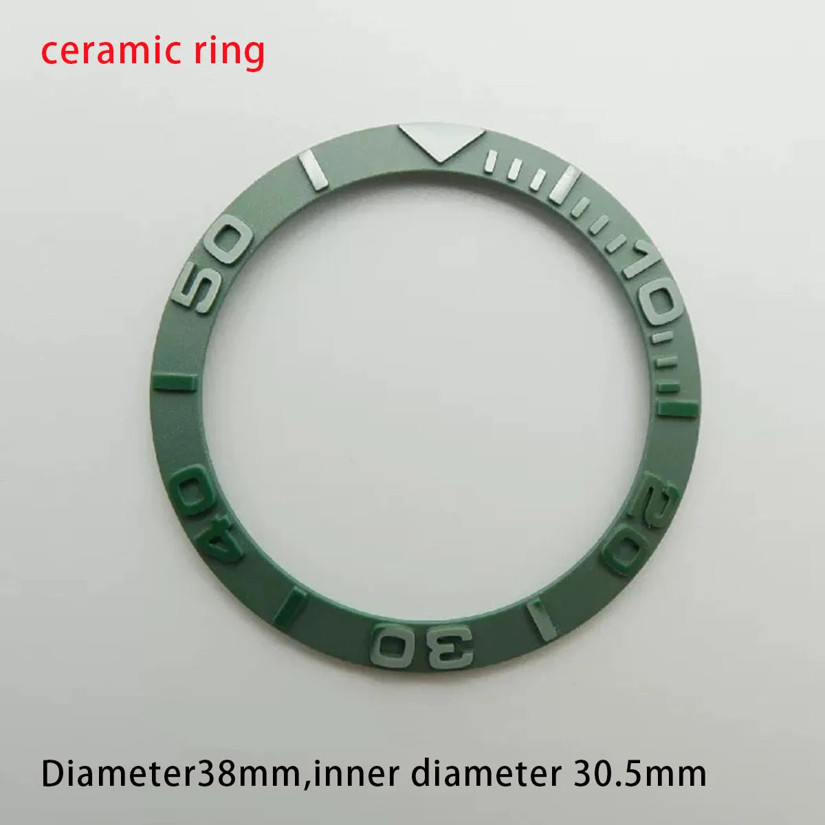 38mm Watch Ring Ceramic Bezel Insert Ring for Yacht celebrities Watch 40mm Case Watch Accessories Inner diameter 30.5mm