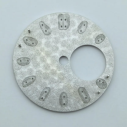 NH38 dial Custom logo watch dial Green luminous 28.5mm suitable for NH38movement watch accessories repair tool