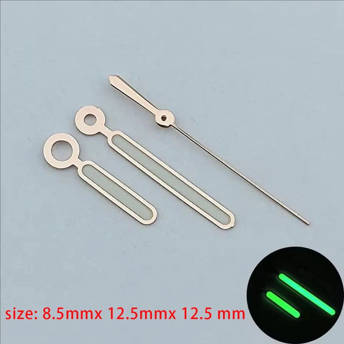 watch hands NH35/36 hands green luminous watch accessories Repair tools watch pointer rose gold/silvery/black hands
