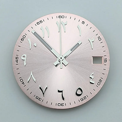 NH35 dial Custom logo 28.5mm Arabic numerals dial No luminous watch dial fit NH35/NH36 movement watch accessories