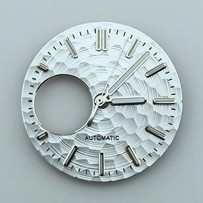 NH38 dial Custom logo watch dial Green luminous 28.5mm suitable for NH38movement watch accessories repair tool