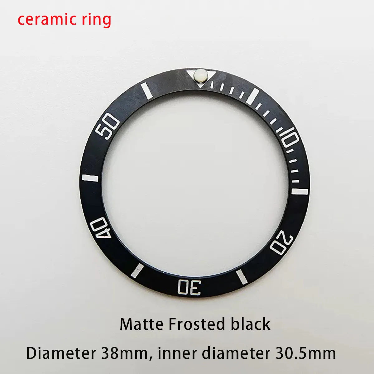 38mm ceramic/aluminium insert bezel high quality green/blue luminous bezel is tilted for 40mm watch case watch repair tools