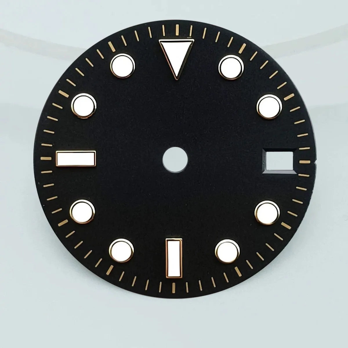 28.5mm dial diameter NH35/NH36 movement luminous dial with single calendar watch accessories customizable dial DIY logo