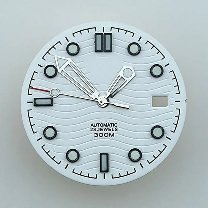 watch dial N H35 dial Custom logo dial 31.0mm blue/green luminous accessories repair tools
