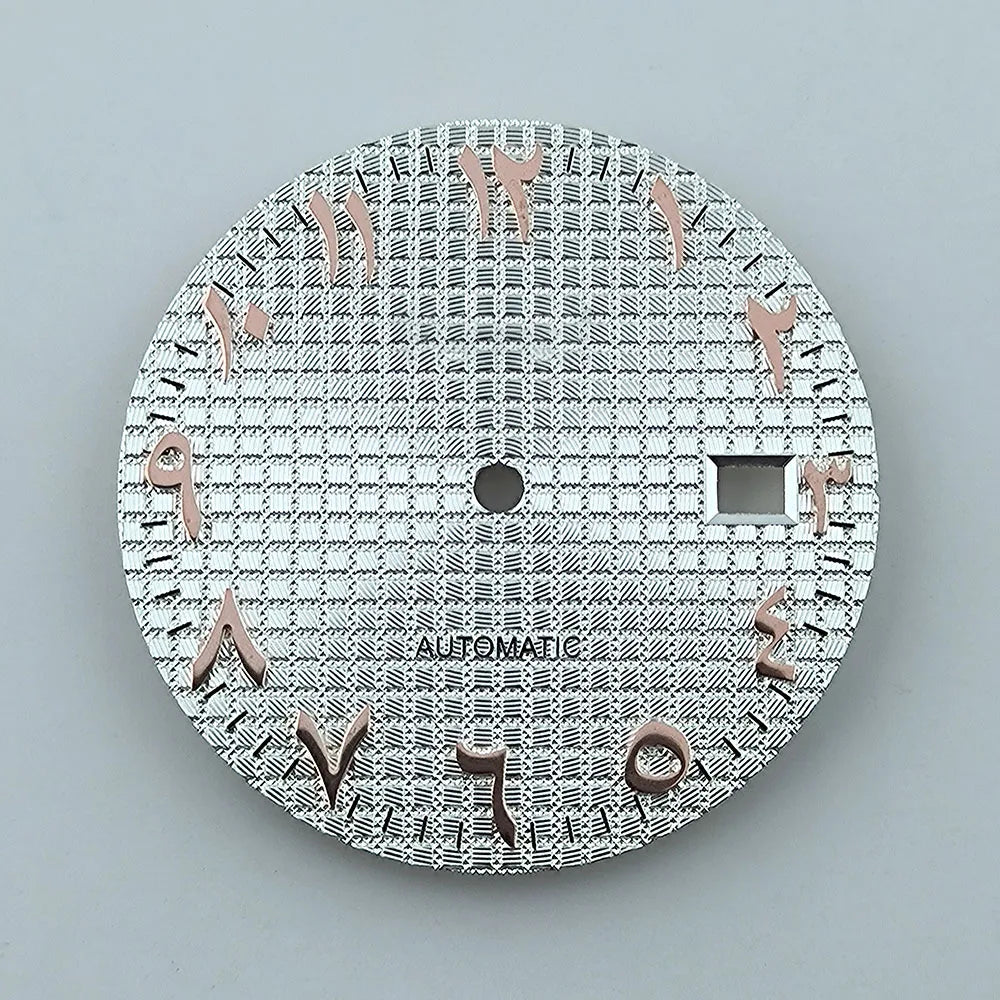 NH35 dial watch dial Arabic numerals Dial 31.8mm No luminous fit NH35/NH36 movement watch accessories repair tools