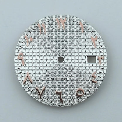 NH35 dial watch dial Arabic numerals Dial 31.8mm No luminous fit NH35/NH36 movement watch accessories repair tools