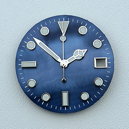 NH35 dial 28.5mm Custom logo luminous Pearl Shell Dial watch dial suitable for NH35 movement watch accessories repair tools