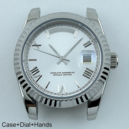 Miyota8285 Case Watch Case Men's Automatic Watch 41mm Stainless Steel Sapphire Glass Fit Miyota 8285 Movement Watch Accessories