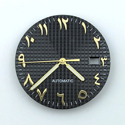 NH35 dial watch dial Arabic numerals Dial 31.8mm No luminous fit NH35/NH36 movement watch accessories repair tools