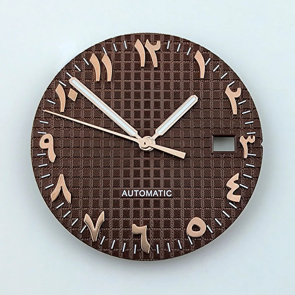 NH35 dial watch dial Arabic numerals Dial 31.8mm No luminous fit NH35/NH36 movement watch accessories repair tools
