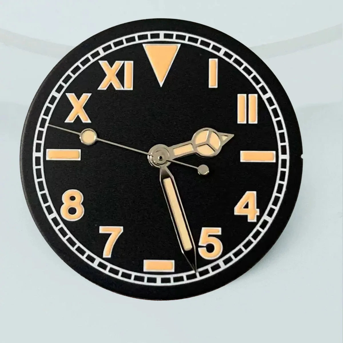 NH35 dial NH36 dial 28.5mm retro dial green luminous dial, suitable for repairing NH35 NH36 movement watch accessories tools